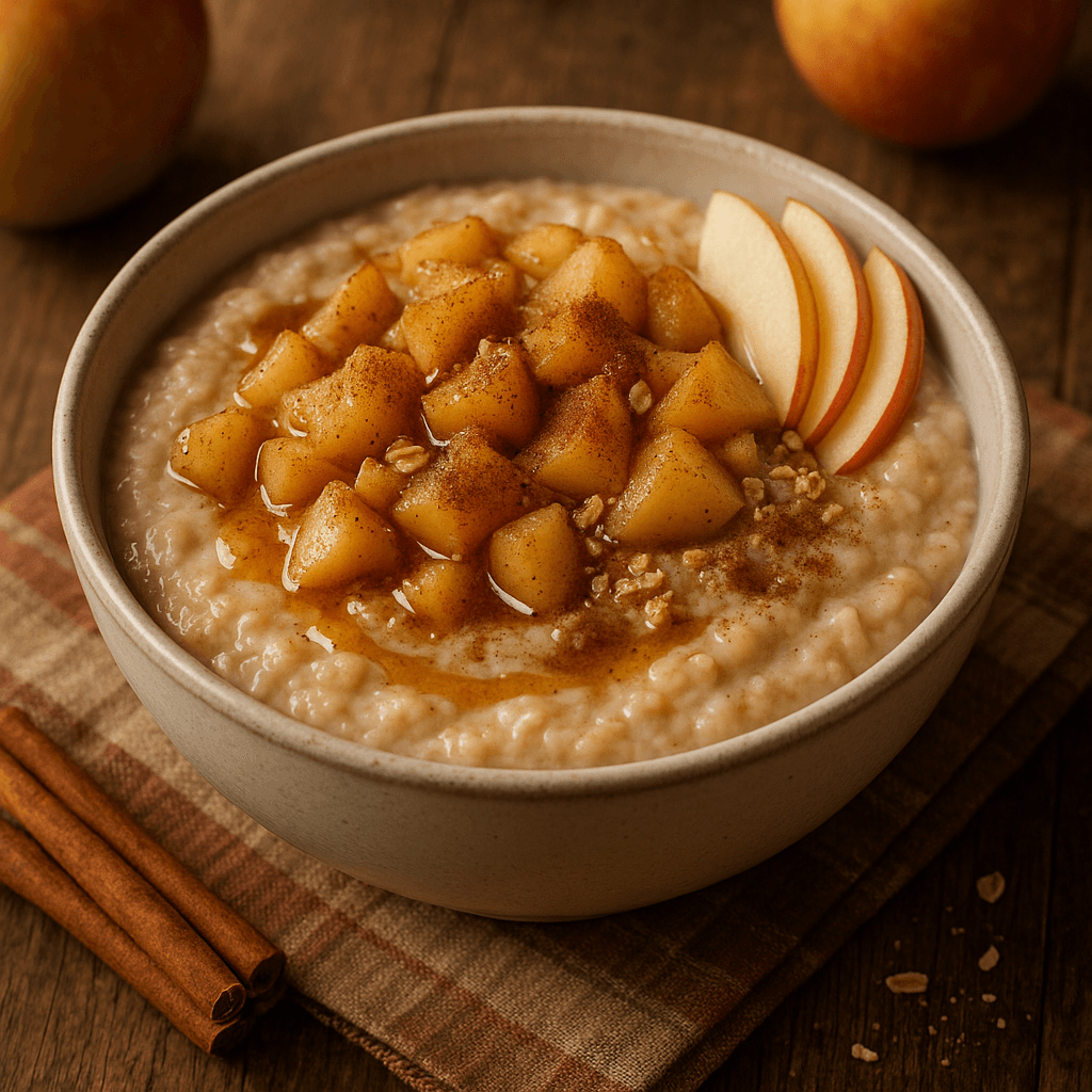 Oatmeal with Apple and Cinnamon